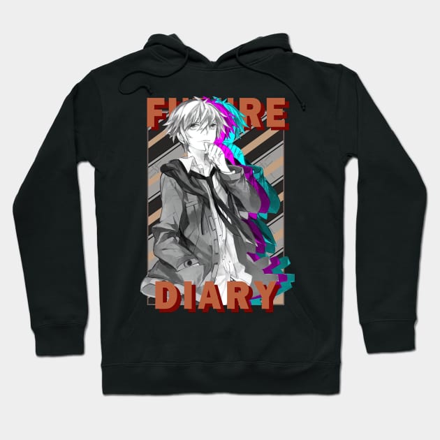 Aru Akise Future Diary Mirai Nikki Hoodie by CarolIrvine